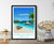 Dominican Republic Travel Print, Travel Poster of Dominican Republic, Caribbean