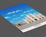 Milan Travel Poster, Travel Print of Milan, City of Milan, Italy, Italy Travel Poster NQ Media Designs