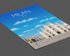 Milan Travel Poster, Travel Print of Milan, City of Milan, Italy, Italy Travel Poster