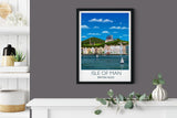 Isle of Man Travel Poster, Travel Print of Isle of Man, Isle of Man, British Isles NQ Media Designs