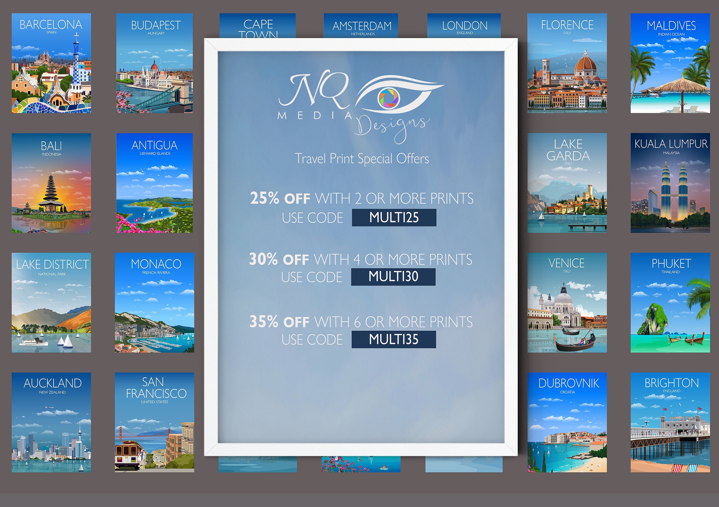 Verona Travel Poster, Travel Print of Verona, Verona Poster, Verona, Italy NQ Media Designs