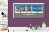 Travel Poster Collage | Travel Prints Collage | Birthday Gift | Mothers Day gift | Honeymoon gift | Wedding gift NQ Media Designs