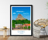 Quebec Travel Poster, Travel Print of Quebec, City of Quebec, Canada NQ Media Designs