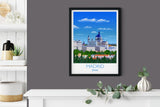 Madrid Travel Print, Travel Poster of Madrid, Madrid, Spain NQ Media Designs