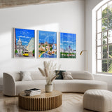 Lisbon Travel Print, Travel Poster of Lisbon, Lisbon Portugal NQ Media Designs
