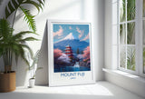 Mount Fuji Poster, Travel Print of Mount Fuji, Japan, Wall Art, Travel Gift NQ Media Designs
