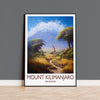 Mount Kilimanjaro Poster, Travel Print of Mount Kilimanjaro, Tanzania, Wall Art, Travel Gift NQ Media Designs
