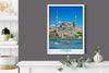 Istanbul Travel Print, Travel Poster of Istanbul, Istanbul Poster, Istanbul, Turkey, Turkey Travel Poster