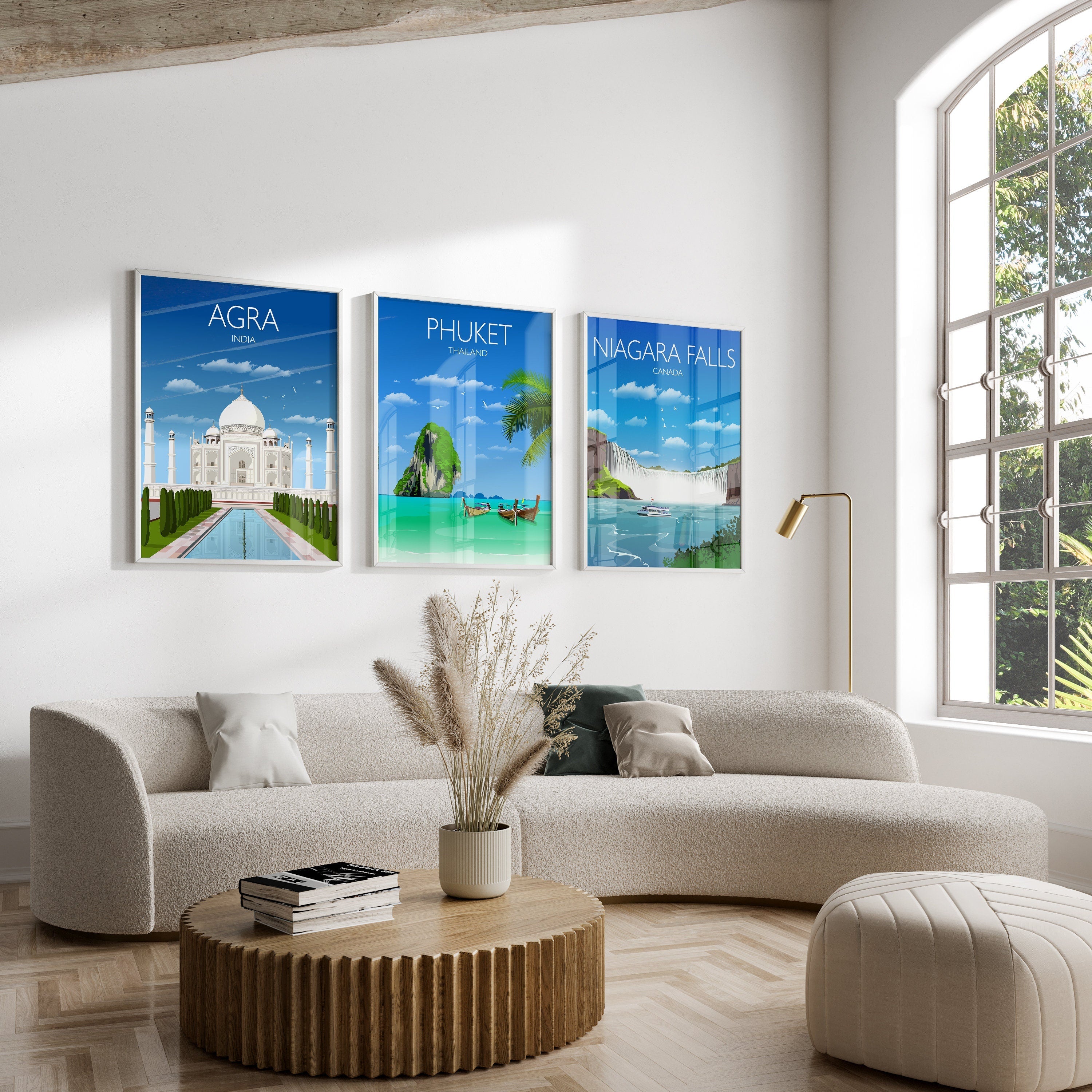 Sirmione Travel Print Wall Art, Travel Poster of Lake Garda, Sirmione Art Lovers Gift, Italy, Italian Lakes Art Gift NQ Media Designs