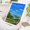 Travel Poster of Peak District, Travel Print of Peak District, England, UK, Travel Poster, Peak District Print