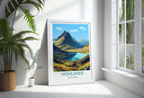 Scottish Highlands Poster, Travel Print of Highlands, Scotland, UK, Travel Gift NQ Media Designs