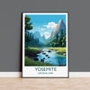 Yosemite Poster, Travel Print of Yosemite, National Park Colorado, USA, Travel Gift NQ Media Designs