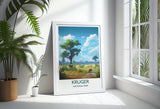 Kruger Poster, Travel Print of Kruger National Park, South Africa, Travel Gift NQ Media Designs