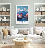 Mount Fuji Poster, Travel Print of Mount Fuji, Japan, Wall Art, Travel Gift NQ Media Designs