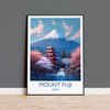 Mount Fuji Poster, Travel Print of Mount Fuji, Japan, Wall Art, Travel Gift NQ Media Designs