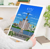 Kyiv Travel Poster, Kyiv Ukraine Travel Print, Kyiv Poster, Ukraine Wall Art Print, Travel Gift, Kyiv Gift