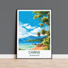 Cairns Poster, Travel Print of Cairns, Queensland, Australia, Travel Gift NQ Media Designs