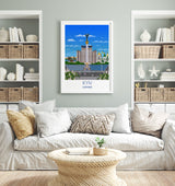 Kyiv Travel Print, Travel Poster of Kyiv, Ukraine, Ukraine Poster, Travel Gift, Kyiv Gift NQ Media Designs