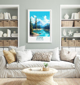 Jasper National Park Poster, Travel Print of Jasper National Park, National Park, Canada, Travel Gift NQ Media Designs