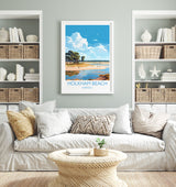 Holkham Beach Travel Print, Travel Poster of Holkham Beach, Norfolk, England, Norfolk Art, Norfolk Gift, Wall Art Print NQ Media Designs