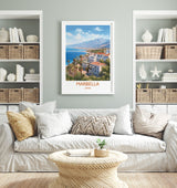 Marbella Travel Print, Travel Poster of Marbella, Spain, Marbella Art, Marbella Gift, Wall Art Print NQ Media Designs