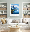 Norway Poster, Travel Print of Norway, Fjords Norway, Travel Gift