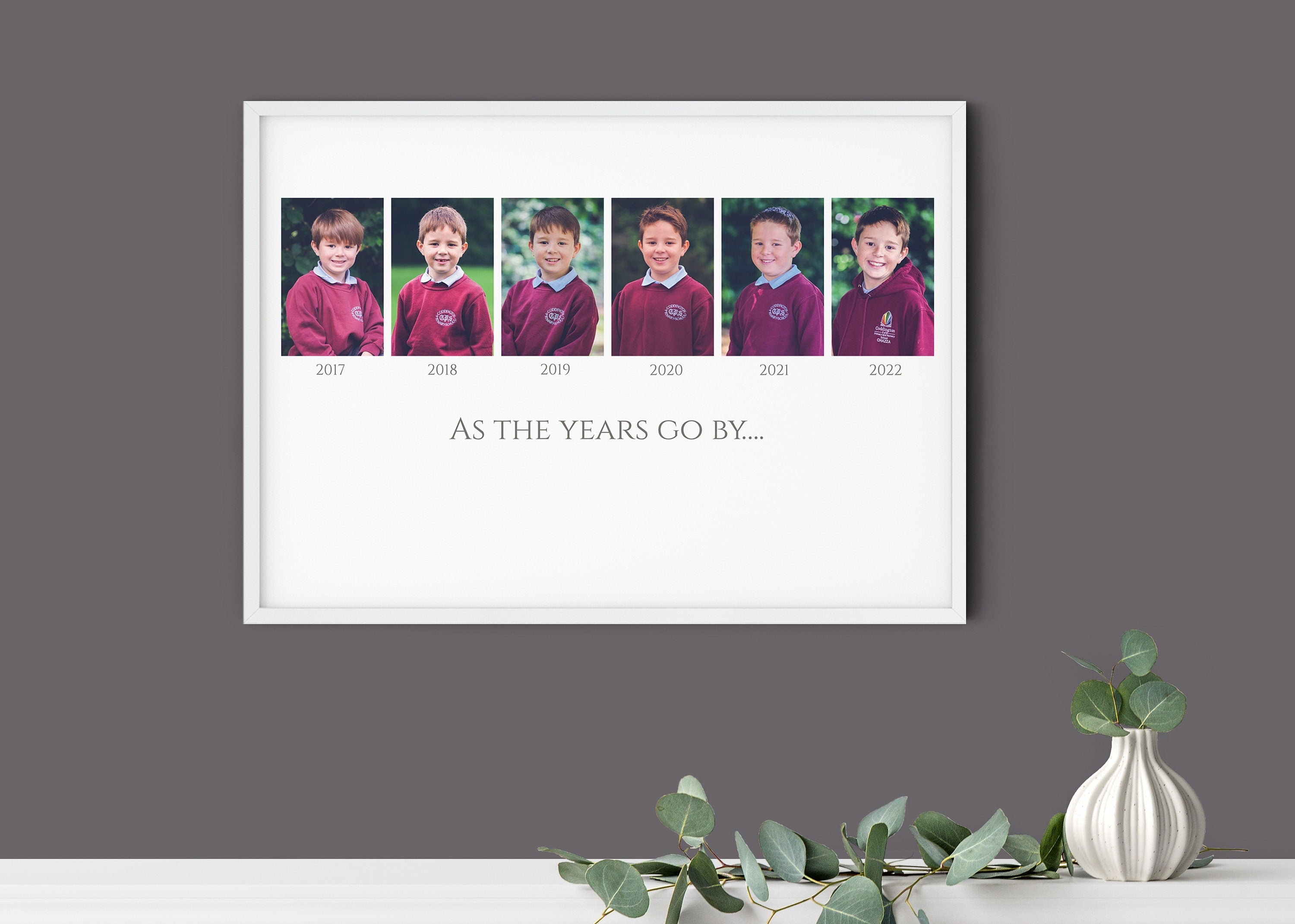 School Leavers Collage Print, Personalised photo collage, Family print, Photo collage gift, Family gift, Mothers Day Gift NQ Media Designs