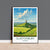 Glastonbury Travel Print, Travel Poster of Glastonbury, Somerset, England, Glastonbury Art, Somerset Gift, Wall Art Print