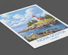 Nova Scotia Print, Travel Poster of Nova Scotia, Nova Scotia Gift, Canada, Travel Gift