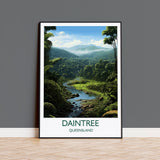 Daintree Poster, Travel Print of Daintree Rainforest, Queensland, Australia, Travel Gift NQ Media Designs