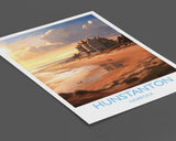 Hunstanton Beach Travel Poster, Travel Print of Hunstanton Beach, Norfolk, England, Norfolk Art, Norfolk Gift, Wall Art Print NQ Media Designs