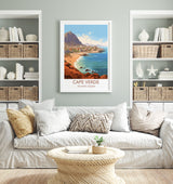 Cape Verde Travel Poster, Travel Print of Cape Verde, Africa, Cape Verde Art, Cape Verde Gift, Wall Art Print NQ Media Designs