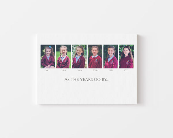 School Leavers Collage Print, Early Years Personalised photo collage, Family print, Photo collage gift, Family gift, Mothers Day Gift