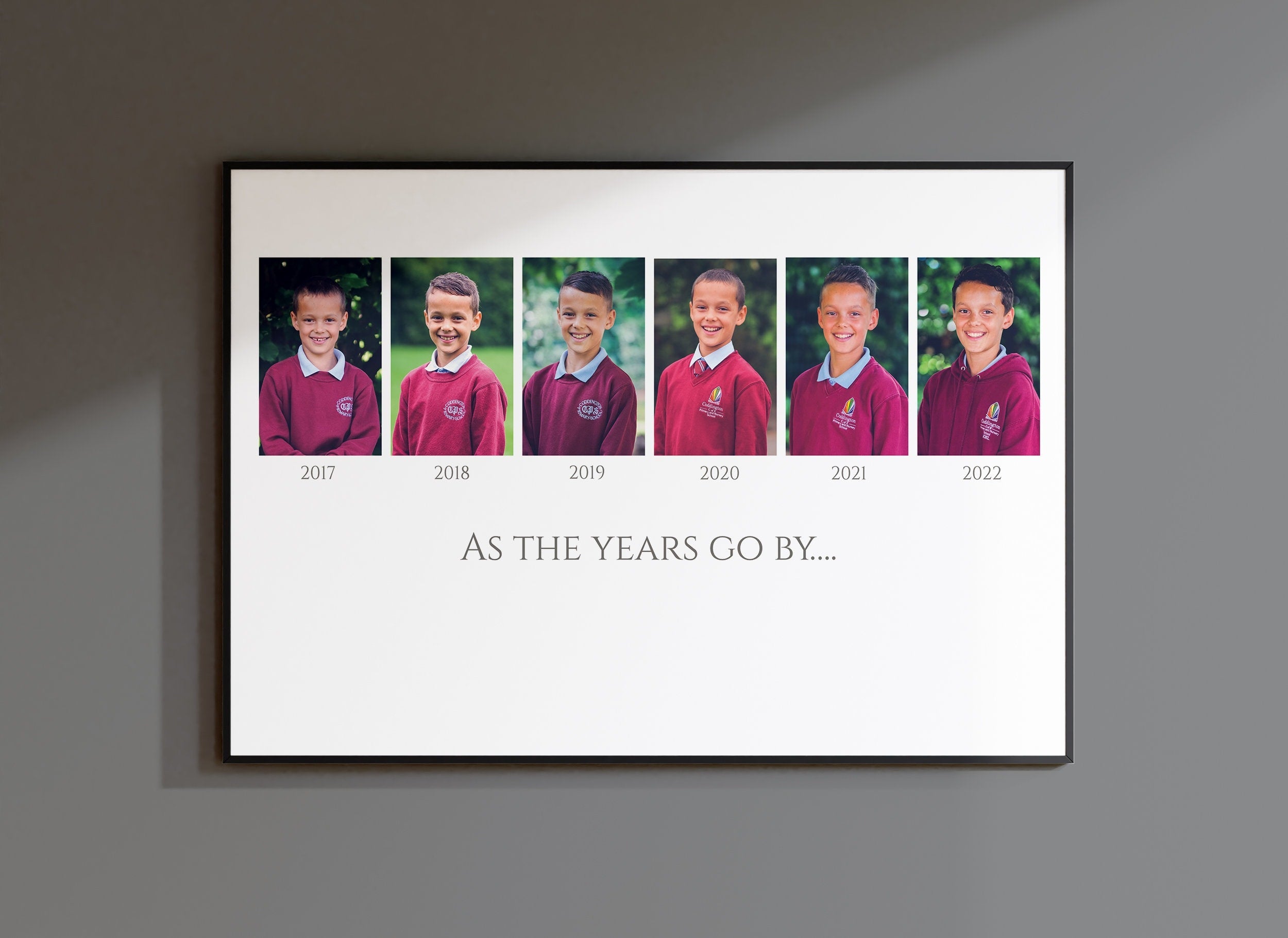 School Leavers Collage Print, Early Years Personalised photo collage, Family print, Photo collage gift, Family gift, Mothers Day Gift NQ Media Designs