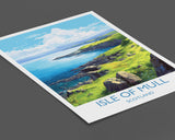 Isle of Mull Poster, Travel Print of Isle of Mull, Scotland, UK, Travel Gift NQ Media Designs