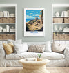 Rhodes Travel Print, Travel Poster of Rhodes, Greece Gift, Greek Islands Art, Rhodes Gift, Wall Art Print