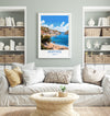 Skiathos Travel Print, Travel Poster of Skiathos, Greece Gift, Greek Islands Art, Skiathos Gift, Wall Art Print