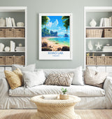 Khao Lak Travel Print, Travel Poster of Khao Lak, Thailand, Khao Lak Gift, Wall Art Print NQ Media Designs