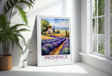 Provence Travel Print, Travel Poster of Provence, France, Provence Gift, Travel Watercolour Gift NQ Media Designs