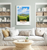 Bordeaux Travel Print, Travel Poster of Bordeaux, Wine Region, France, Europe, Travel Gift NQ Media Designs