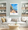 Nice Travel Poster, Travel Print of Nice, France, Nice Art, Nice Gift, Wall Art Print
