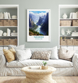 Nahanni National Park Poster, Travel Print of Nahanni National Park, National Park, Canada, Travel Gift NQ Media Designs