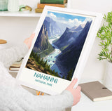 Nahanni National Park Poster, Travel Print of Nahanni National Park, National Park, Canada, Travel Gift NQ Media Designs