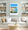 Bondi Beach Print, Travel Poster of Bondi Beach, Sydney, New South Wales, Australia, Travel Gift