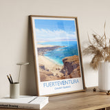 Fuerteventura Travel Print, Travel Poster of Fuerteventura , Canary Islands, Fuerteventura Gift, Wall Art Print NQ Media Designs