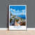 Bodrum Travel Print, Travel Poster of Bodrum, Turkey Poster, Bodrum Gift, Bodrum Art, Turkey Art