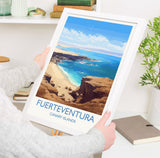 Fuerteventura Travel Print, Travel Poster of Fuerteventura , Canary Islands, Fuerteventura Gift, Wall Art Print NQ Media Designs