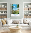 Harrogate Travel Print, Travel Poster of Harrogate, Harrogate, Harrogate Gift, Yorkshire Art,