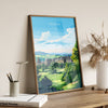 Buxton Travel Poster, Travel Print of Buxton, Buxton, Buxton Gift, Derbyshire Art