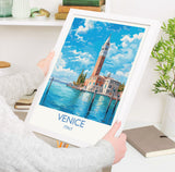 Venice Print, Travel Poster of Venice, Italy, Venice Art, Venice Gift, Wall Art Print NQ Media Designs